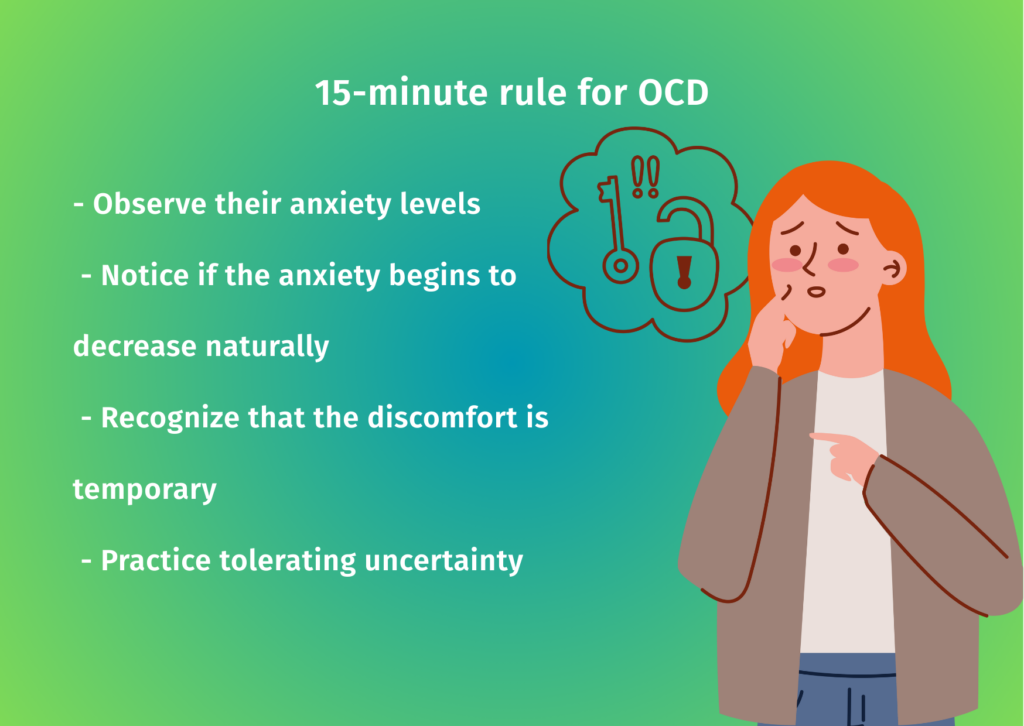 15-minute rule for OCD