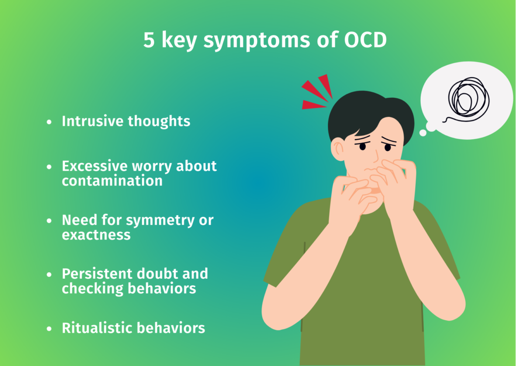 5 key symptoms of OCD